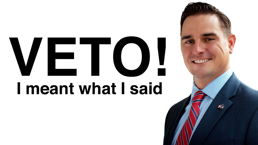 VETO! Mayor-President Guillory blocks higher taxes