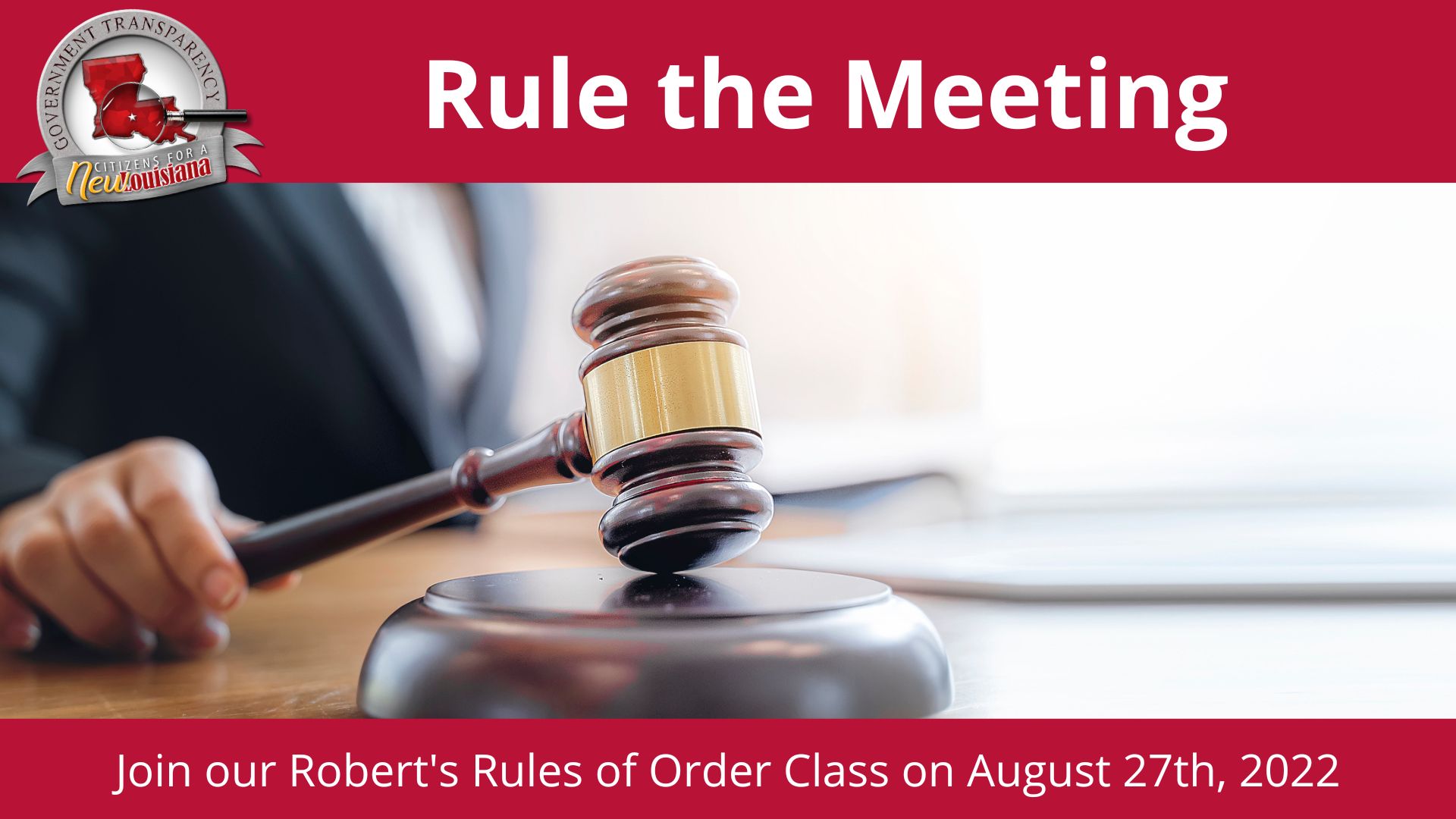 Robert's Rules of Order Class
