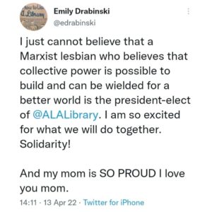 Emily Drabinski Marxist tweet