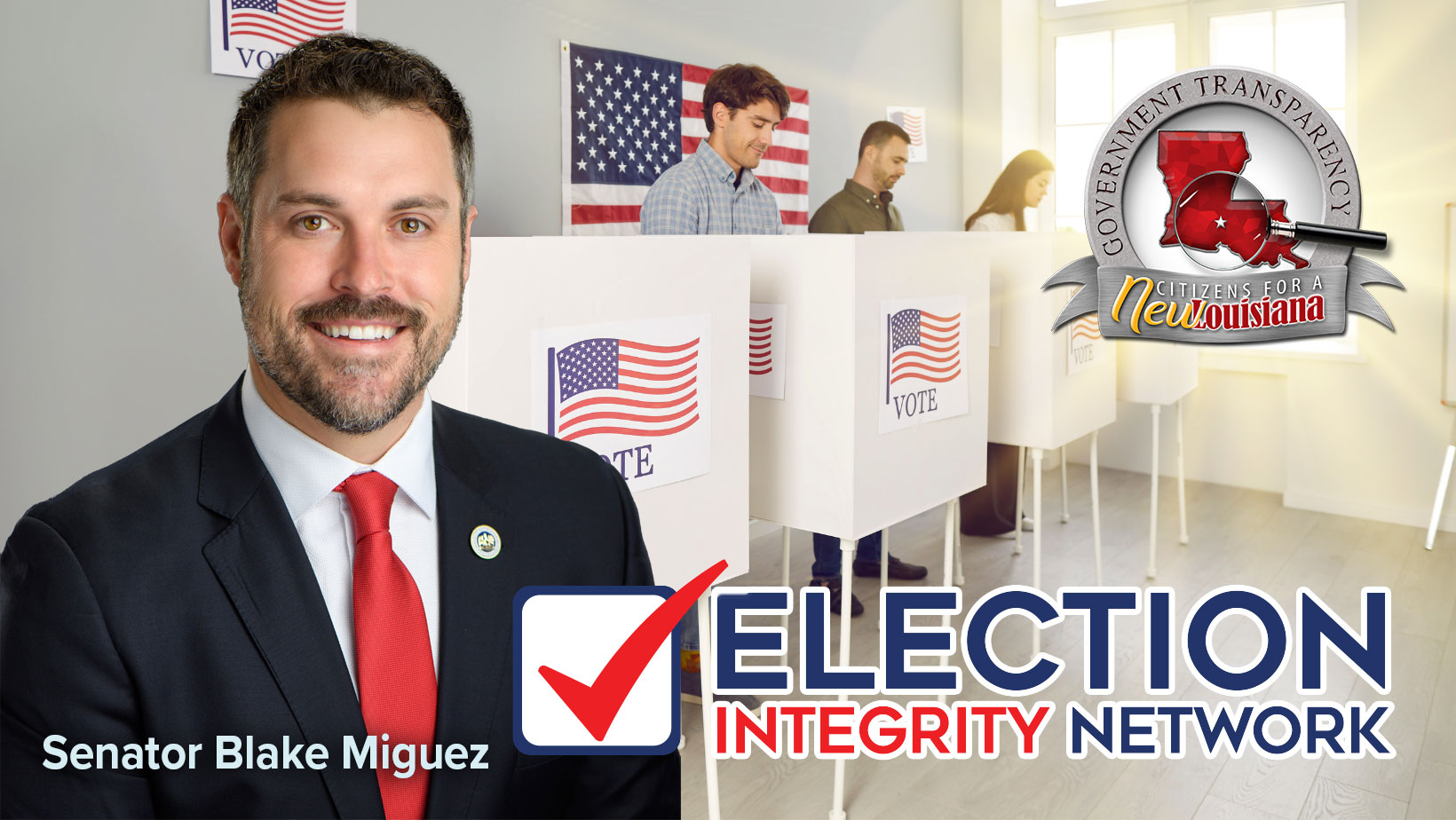 Election Integrity Network Call with Senator Blake Miguez
