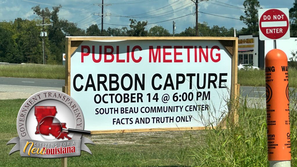 Carbon Capture battle in Beauregard Parish