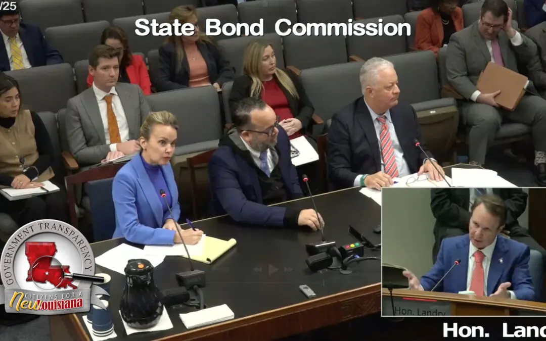 New Orleans Bailout? Not so fast!