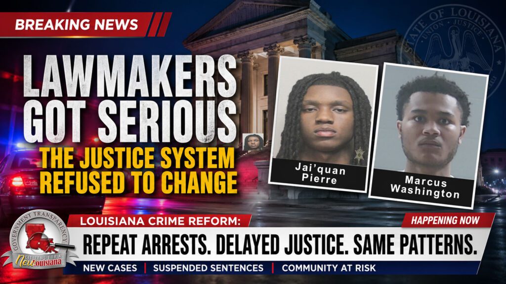 Justice System Crime Chyron