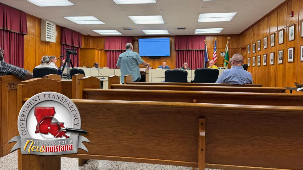 New Iberia Police Council Meeting