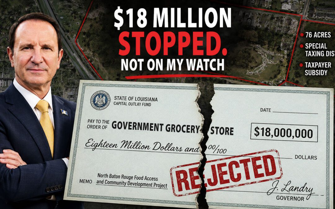 Jeff Landry Nixes $18 Million Grocery Store and More