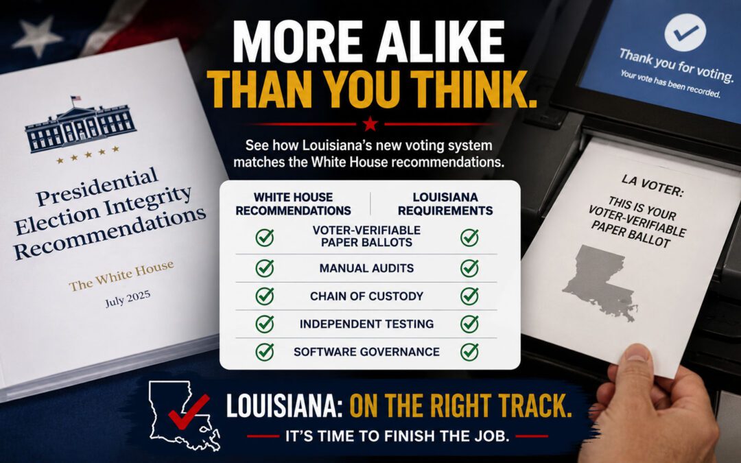 Trump’s Election Packet Mirrors Louisiana’s New Voting System