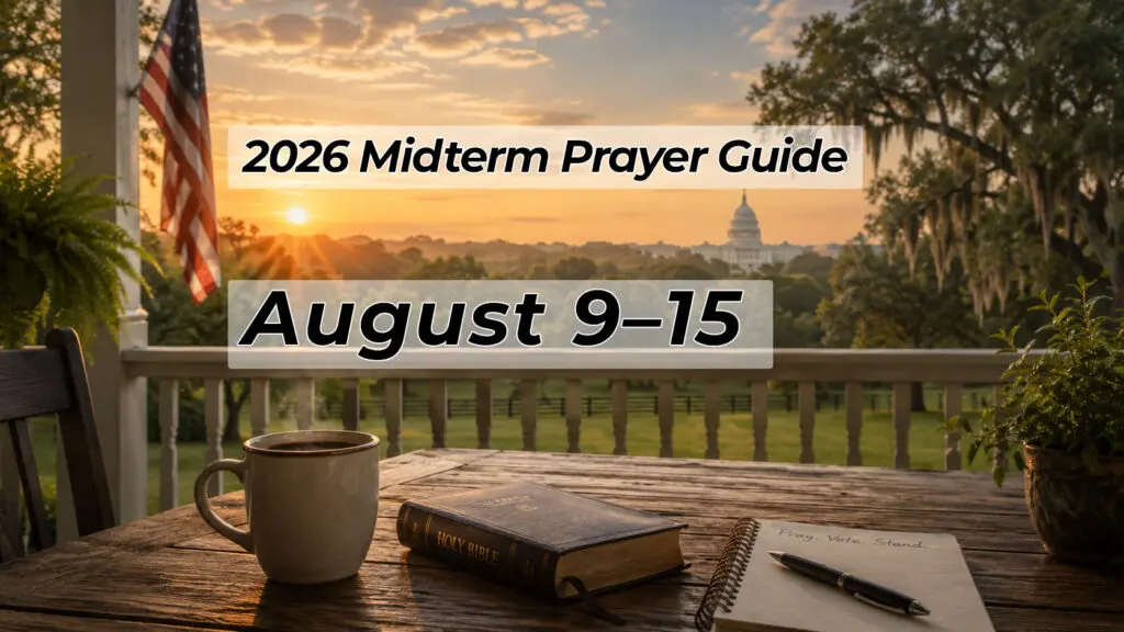 2026 Midterm Prayer Guide: August 9–15