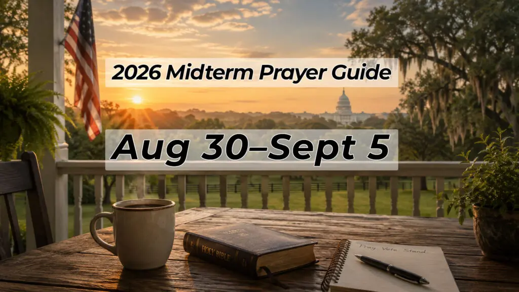 2026 Midterm Prayer Guide: August 30 - September 5, 2026