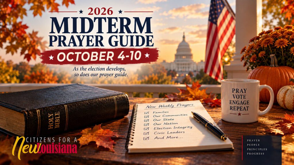 Midterm Prayer Guide: October 4–10