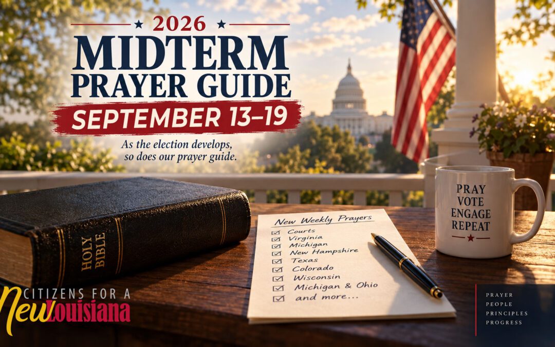 Midterm Prayer Guide: September 13–19